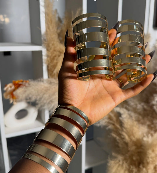 Silver Cuff Bangles