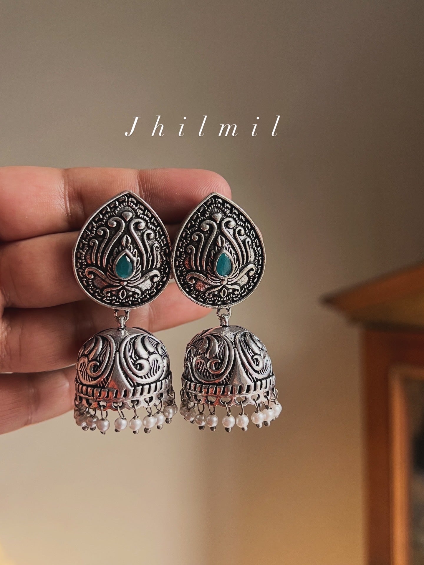 Paan Brass Jhumki