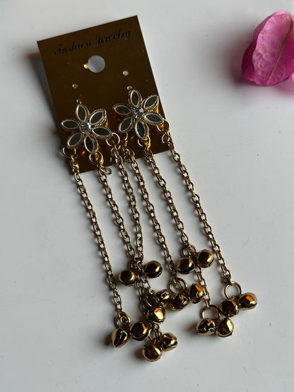 Mini Flower Kashmiri Earrings