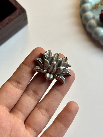 Chunky Lotus Ring