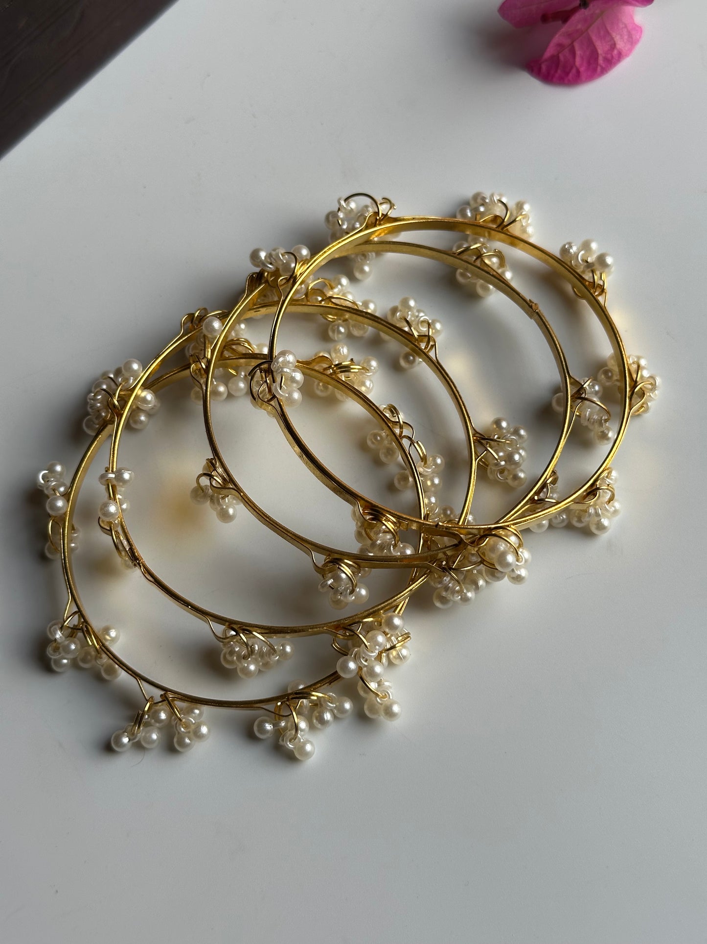 Golden Moti Bangles