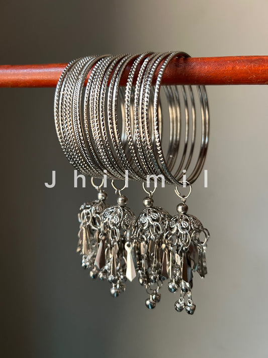 Silver Ujala Bangles