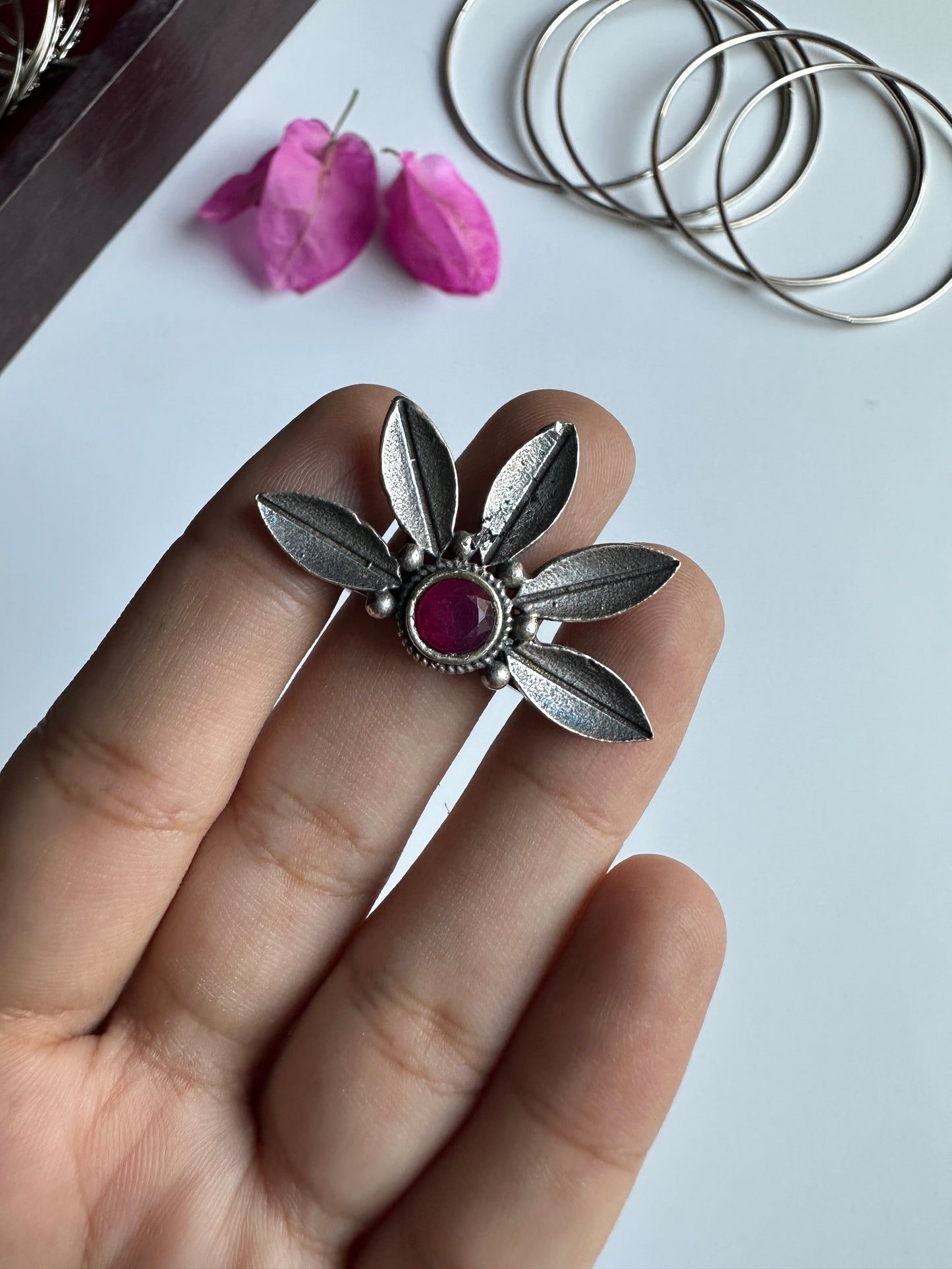 Design 1- Half Flower ring