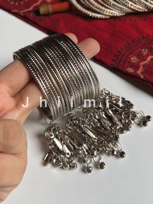 Silver Ujala Bangles