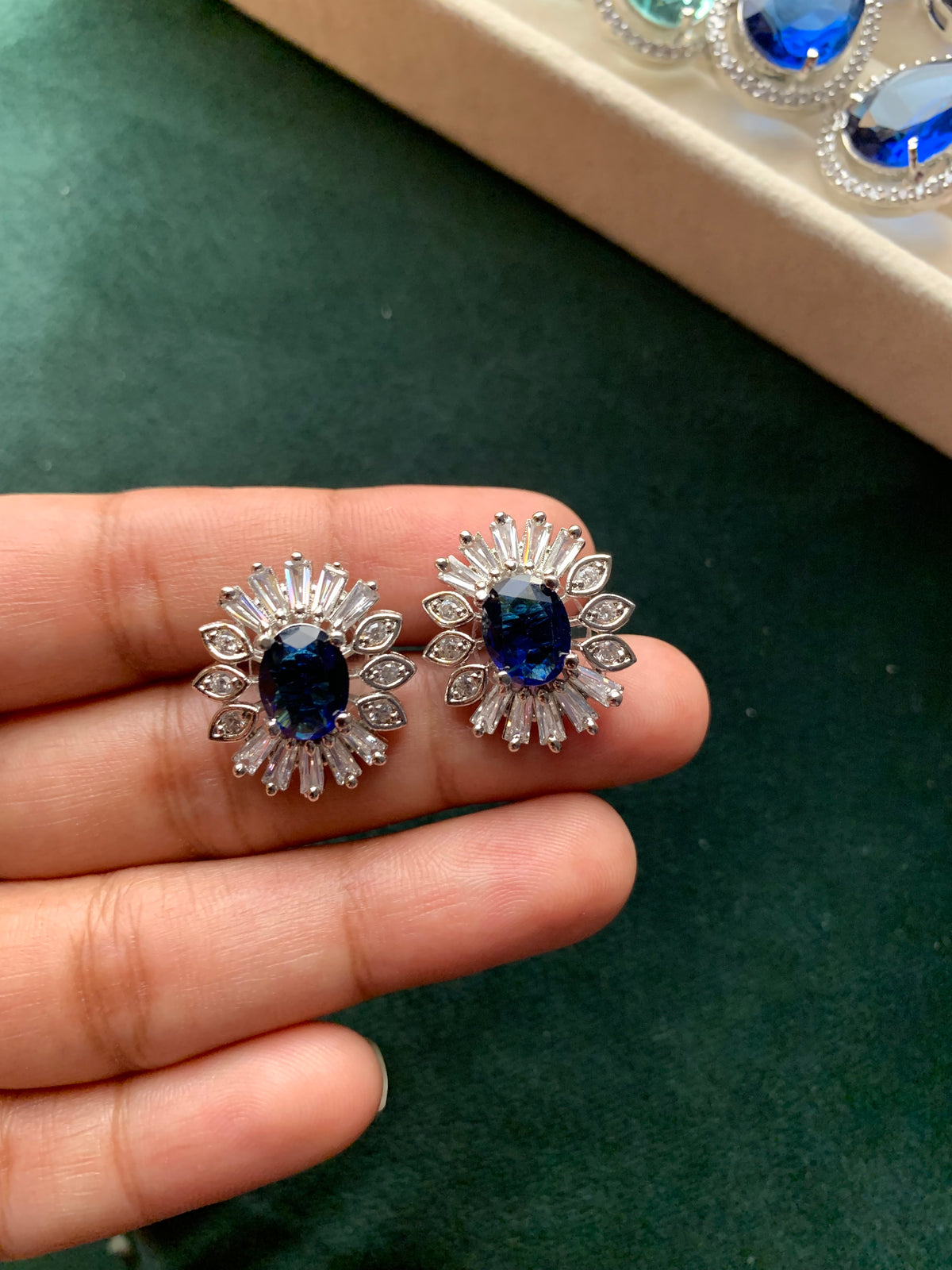 Zirconia Studs (6 Colors)