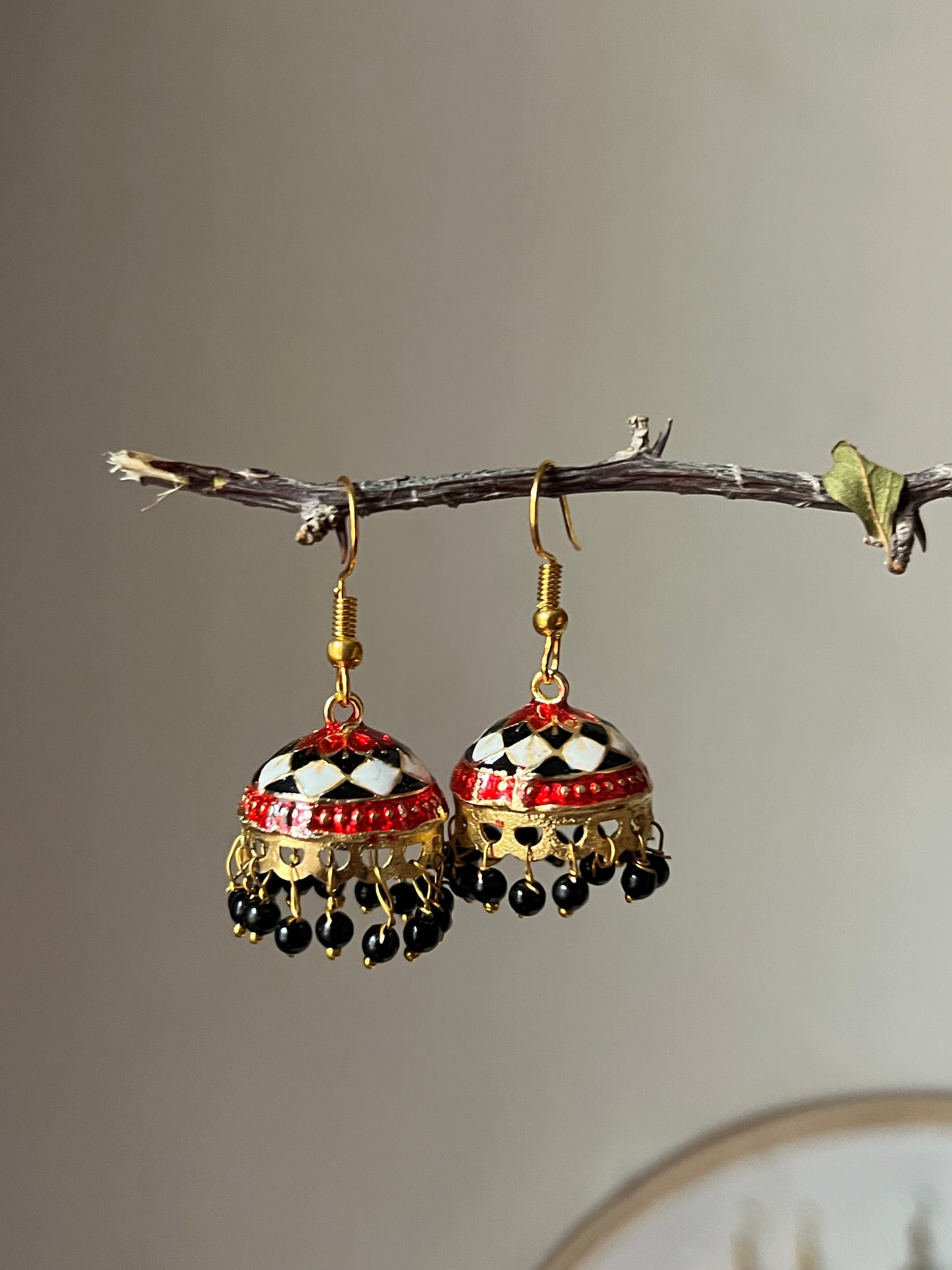 Meenakari Jhumki Design 3