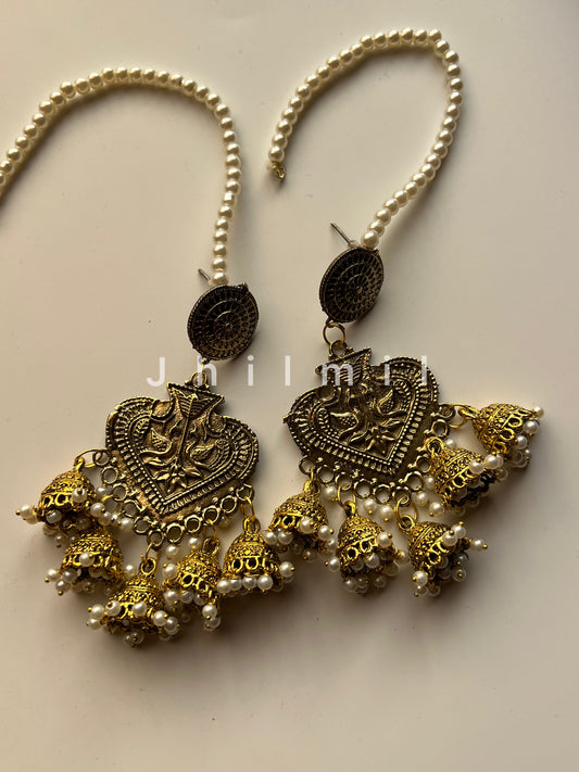 Zohra Begum Golden Jhumka