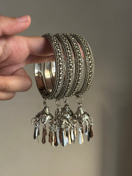 Silver Ujala Bangles