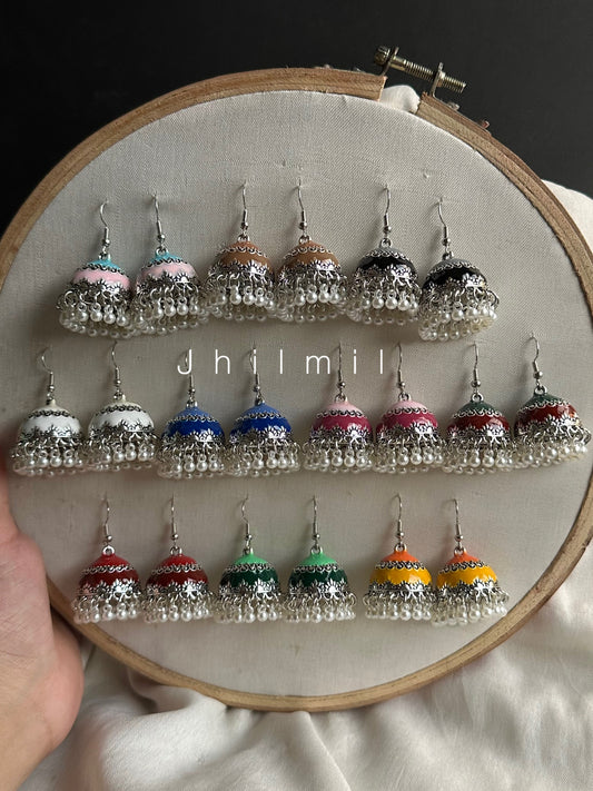 Painted Jhumkis