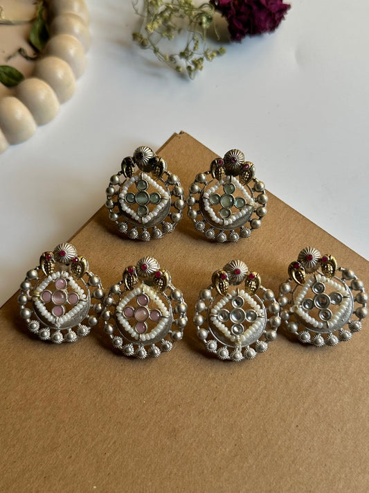 Chandni dual tone Studs