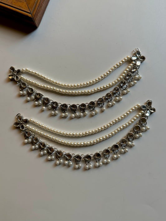 Pearl Kundan Sahara Pair