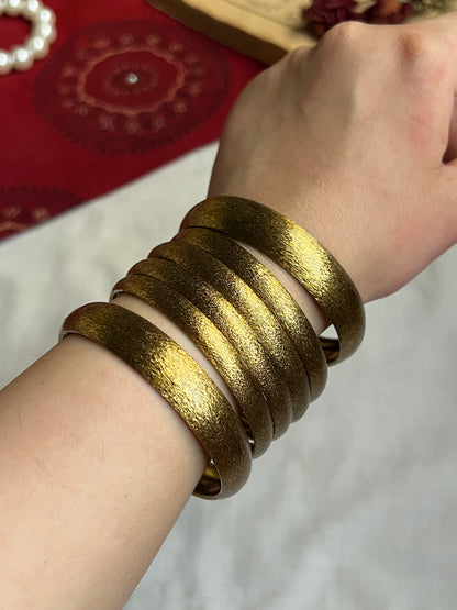 Golden Chunky Bangles