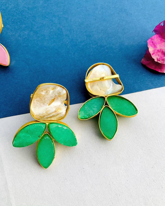 Druzy Stone Studs