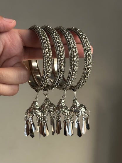 Silver Ujala Bangles