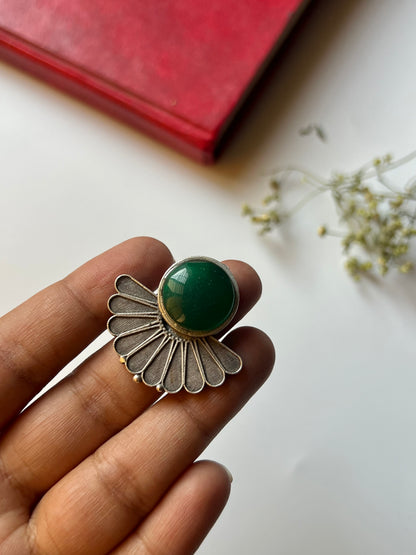 Stone Flower Ring