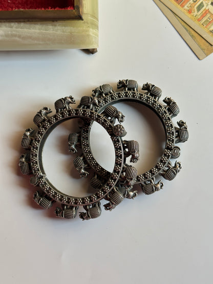 Elephant Motif Kara