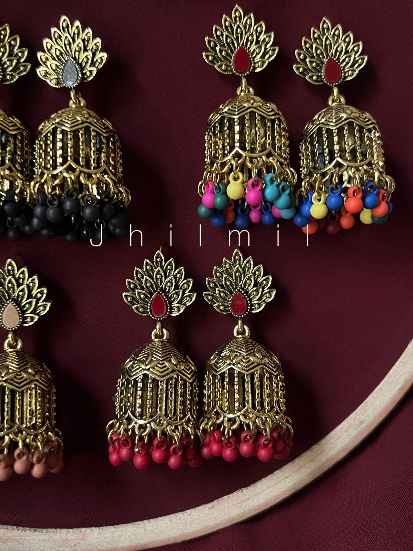 Gul Bahar Golden Jhumki