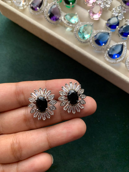Zirconia Studs (6 Colors)