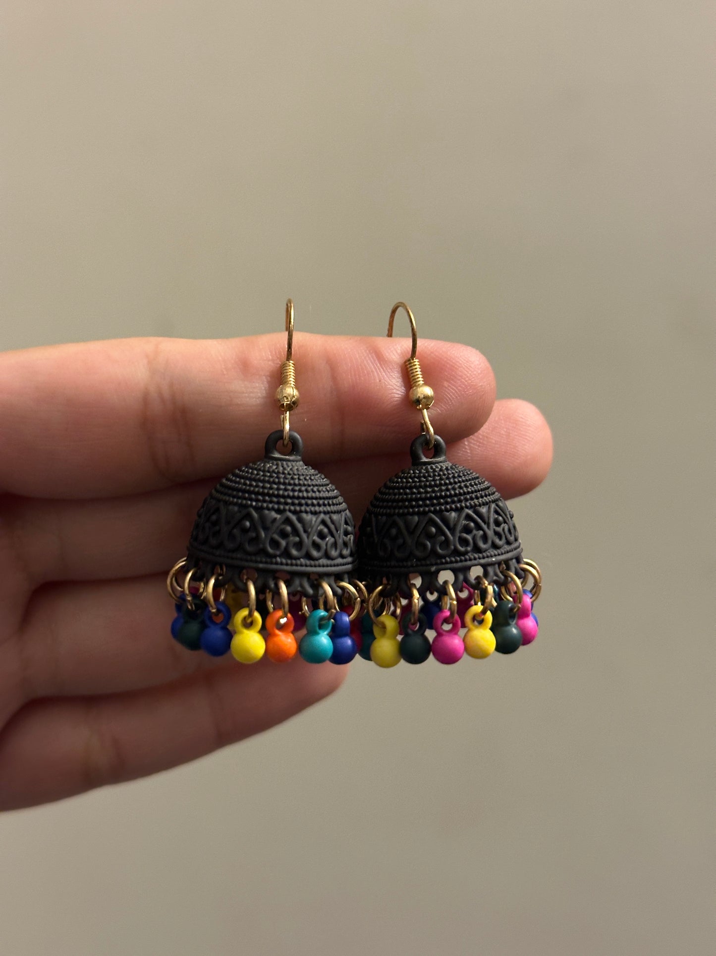 Matte Painted Jhumki