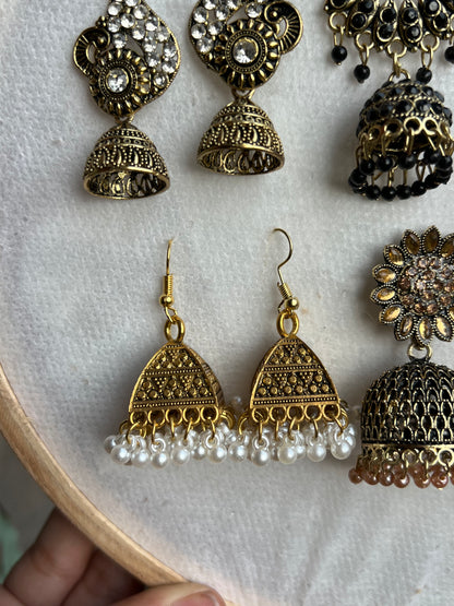 New Golden Jhumkis