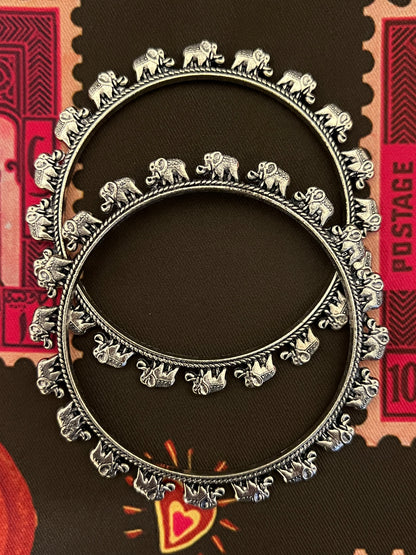 Elephant Motif Bangles