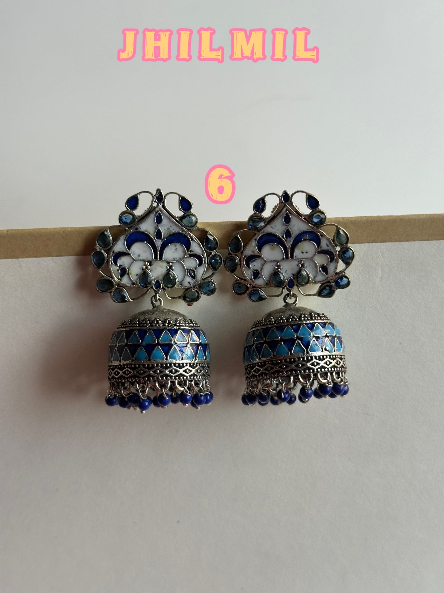 Premium Hand painted Jhumkis