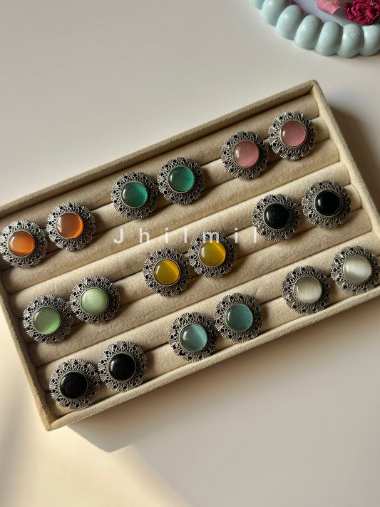 Snowflake Candy Studs