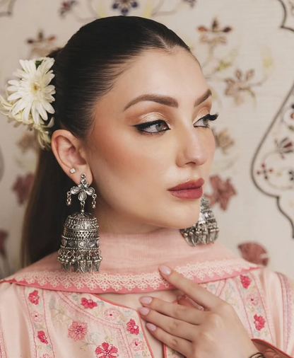 Oxidized Jhumka Design 29