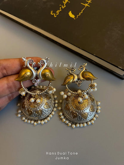 Hans Dual tone Jhumka