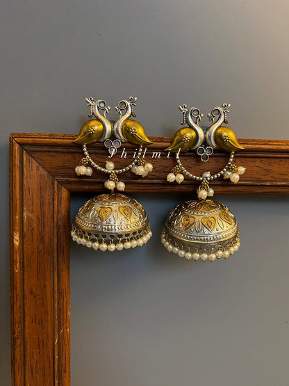 Hans Dual tone Jhumka