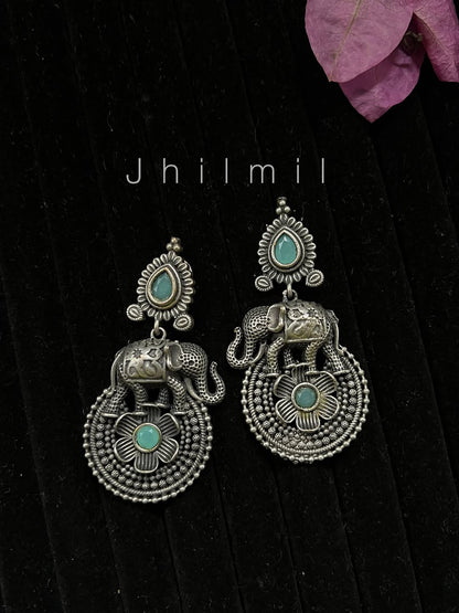 Elephant Flower Earrings