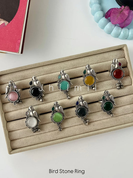 Bird Stone Ring