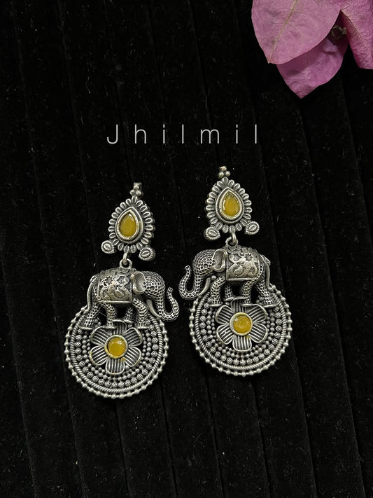 Elephant Flower Earrings
