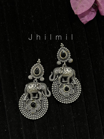 Elephant Flower Earrings
