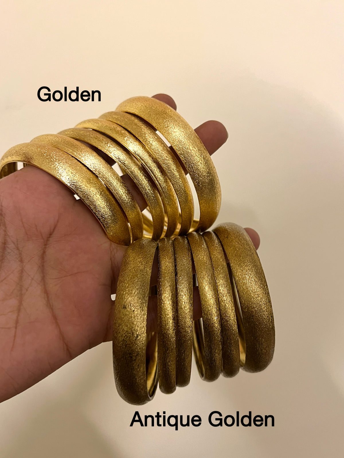 Golden Chunky Bangles