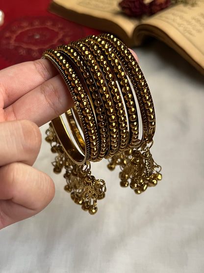Beaded Bell Drop Bangles