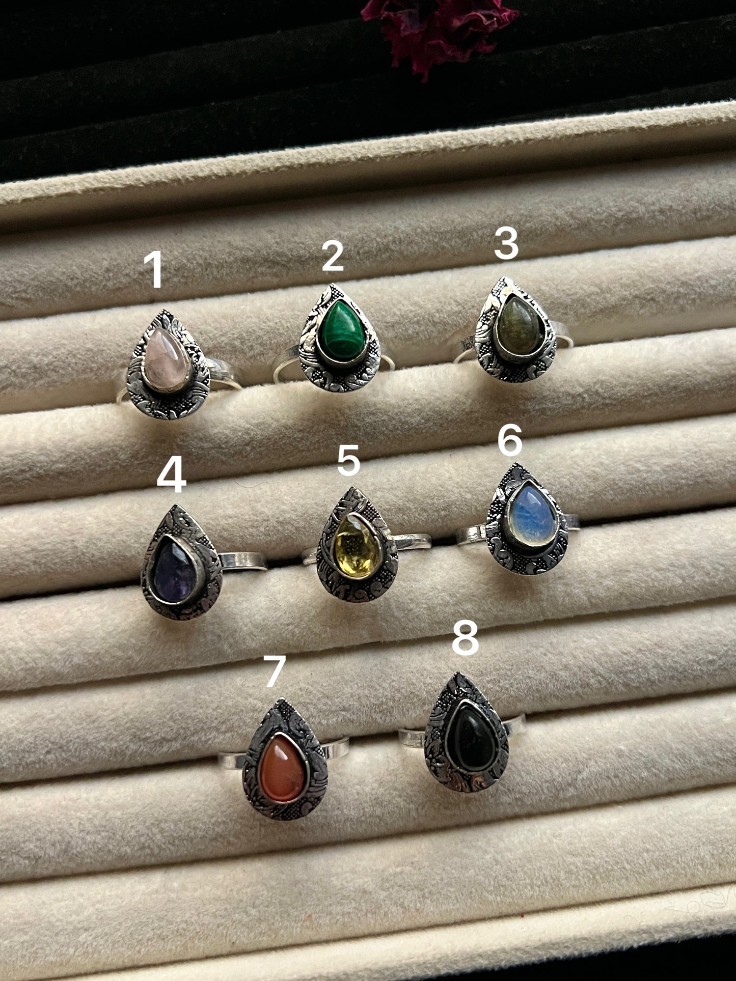 Tear Stone Ring