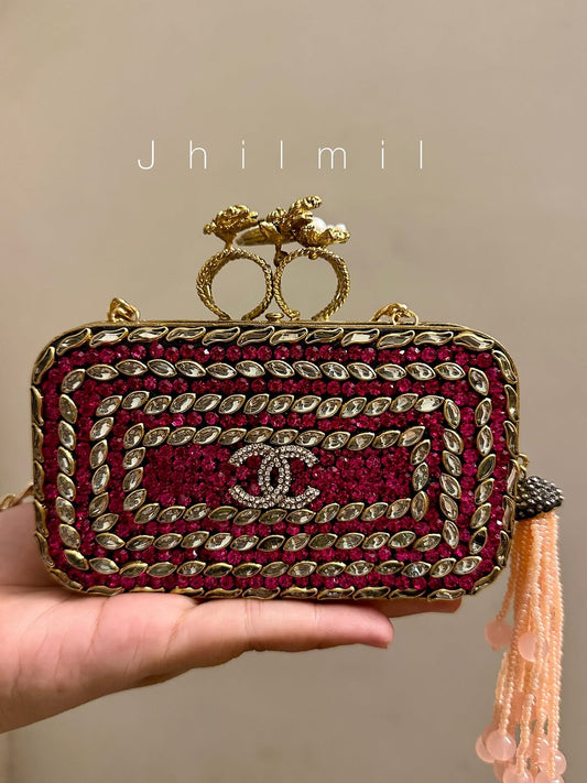 Luxury Clutch - Chanel Pink
