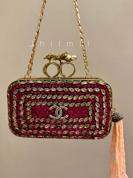Luxury Clutch - Chanel Pink