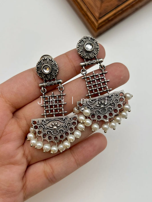 Jaal Pankhi Drop Earrings