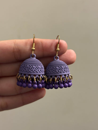 Matte Painted Jhumki