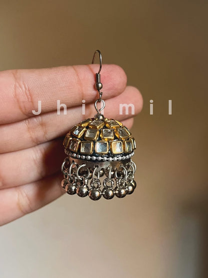Medium Kundan Jhumki