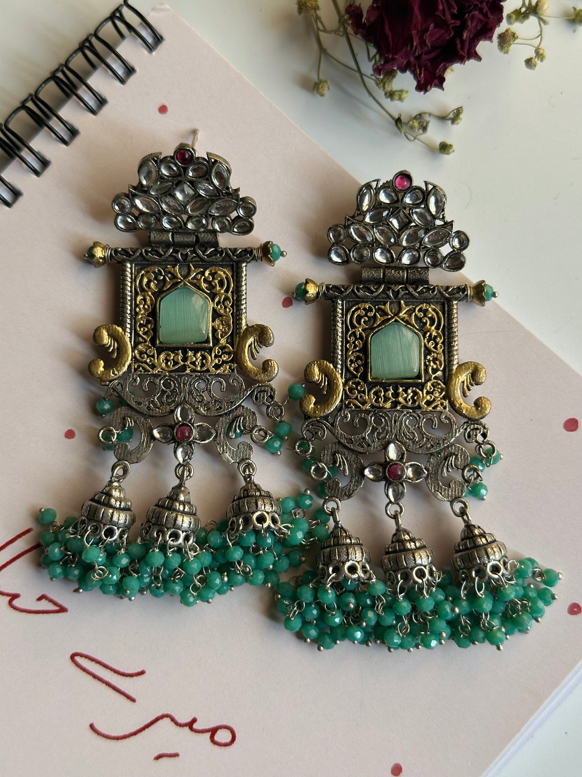 Sheesh Mahal Statement Earrings