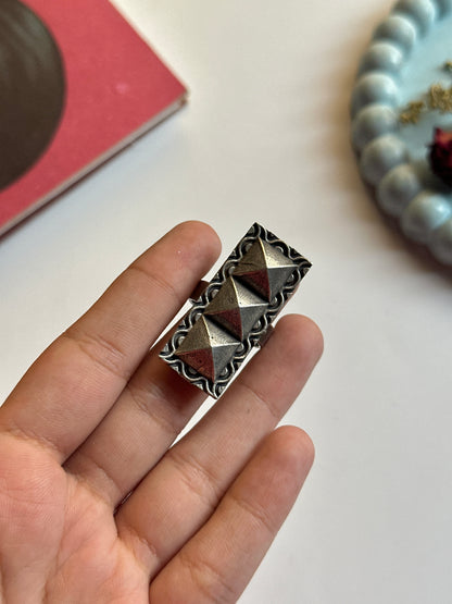 Pyramid Brass Ring
