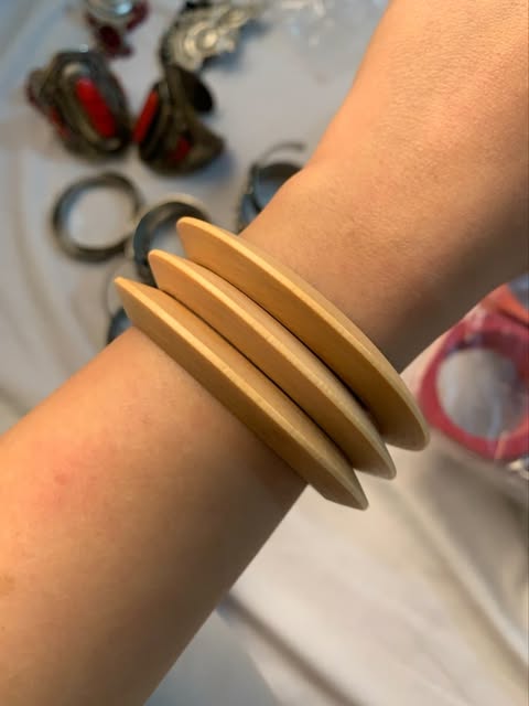 Wooden chunky Bangles