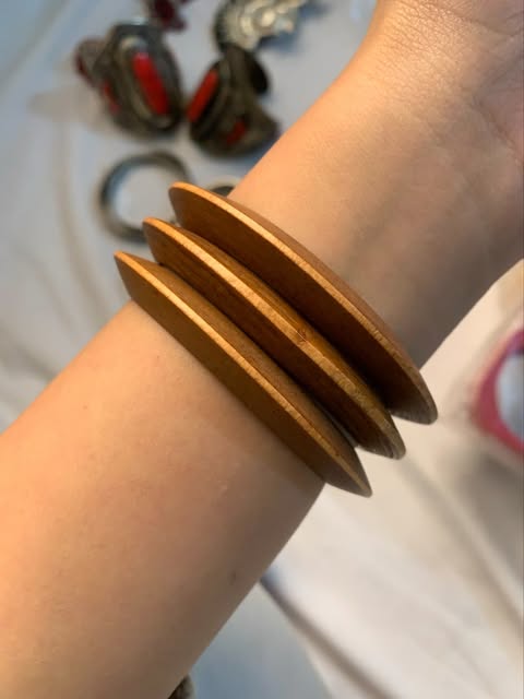 Wooden chunky Bangles