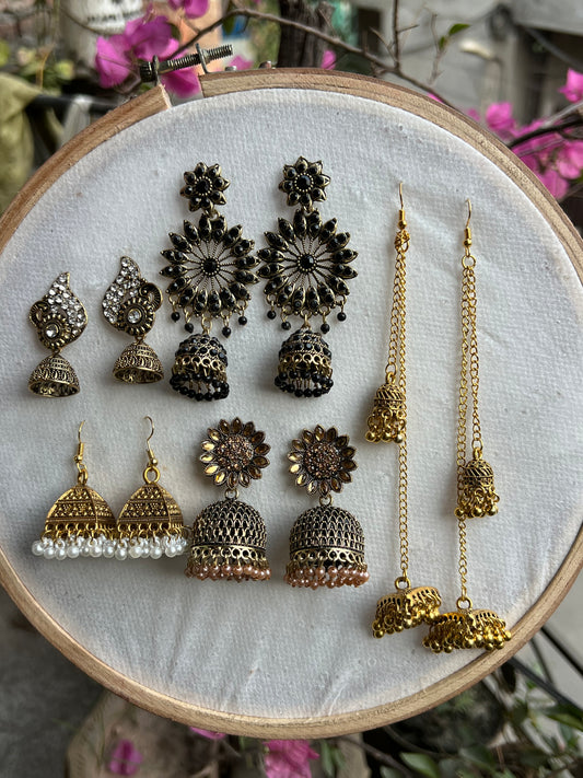 New Golden Jhumkis