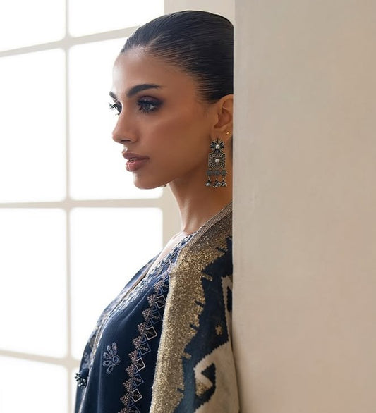 Neloufar dual tone earrings