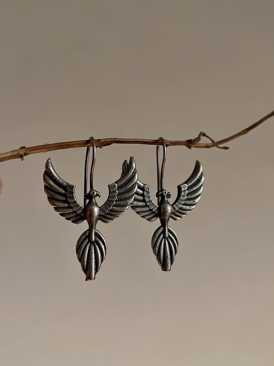 Silver Brass Earrings - 2