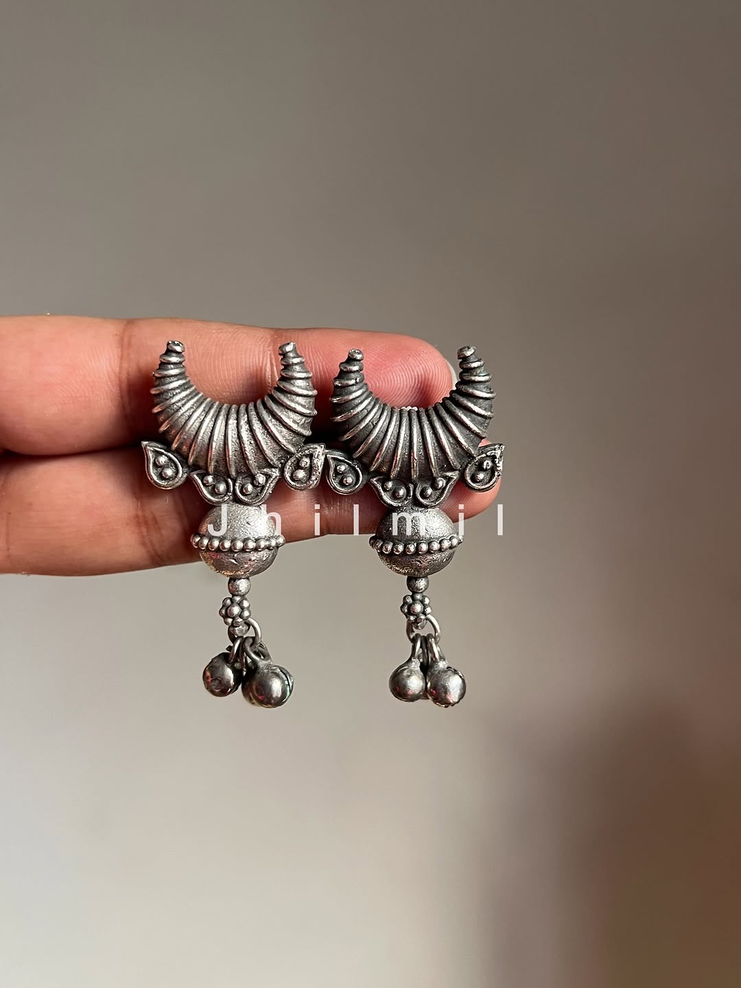 Silver Brass Earrings - 2